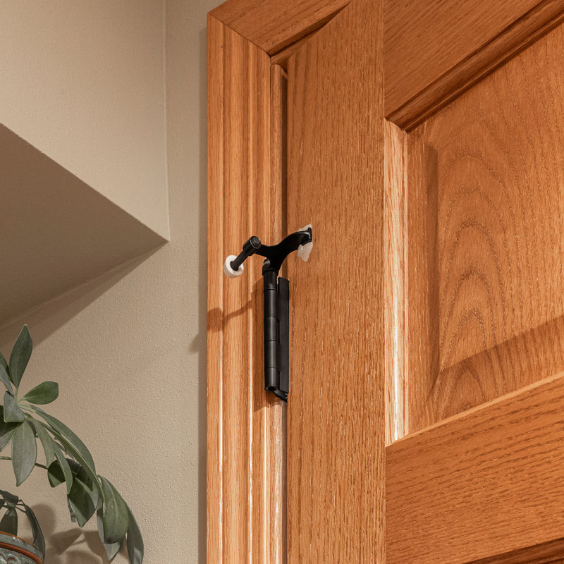 Zinc Hinge Pin Stop, Matte Black