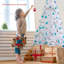 7 pi-PVC-Artificiel-Arbre de Noël-W-Stand-Fêtes-Saison-Intérieur-Extérieur-Blanc