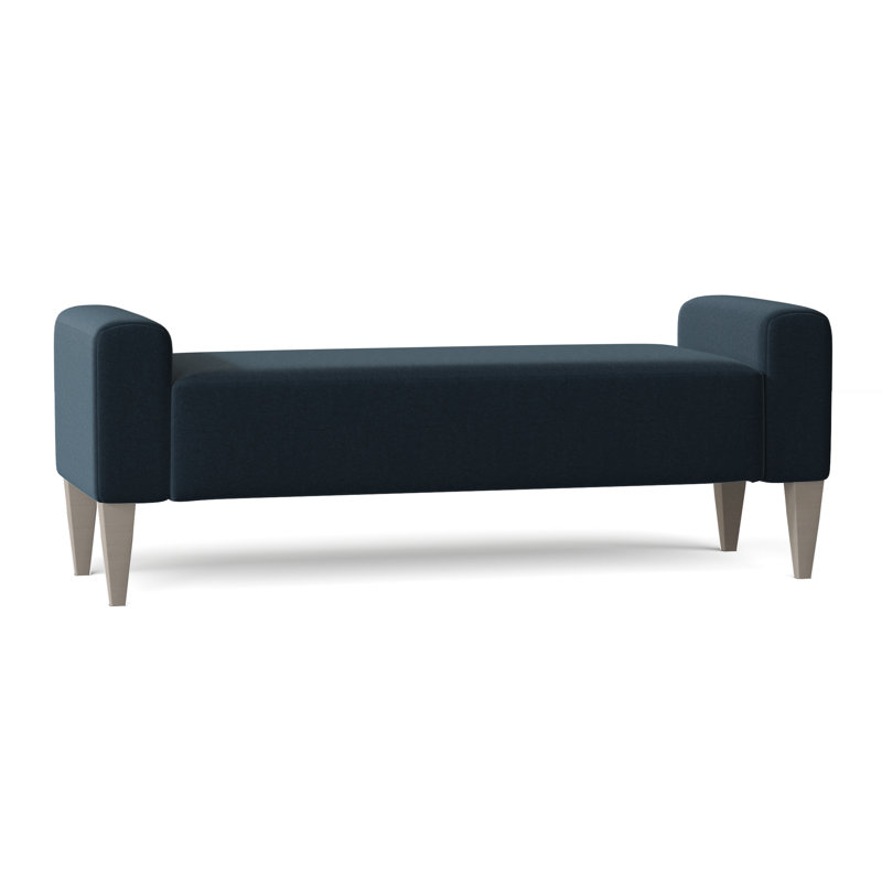 Sudbury Upholstered Bench, Antique White, Tan/Brown Chenille 1548-020