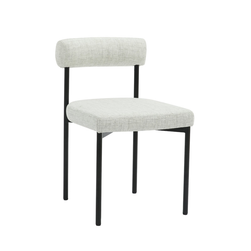 Dahlia Stool, Petit tabouret (siège d'une hauteur de 19 po), Crème / Boucle, 1