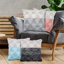 Housse de coussin décoratif contemporaine 100% coton texturé-744466574-744466572-770553187