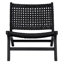 Chaise d'appoint en cuir Denman-858197322