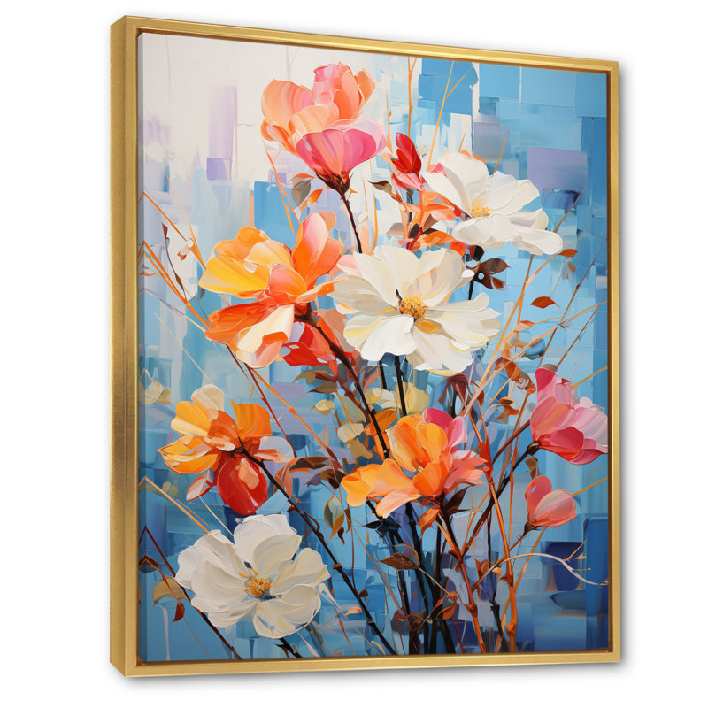 Bamboo Dreams II sur impression sur toile, H 20 po x l 12 po x P 1 po, Cadre flottant doré