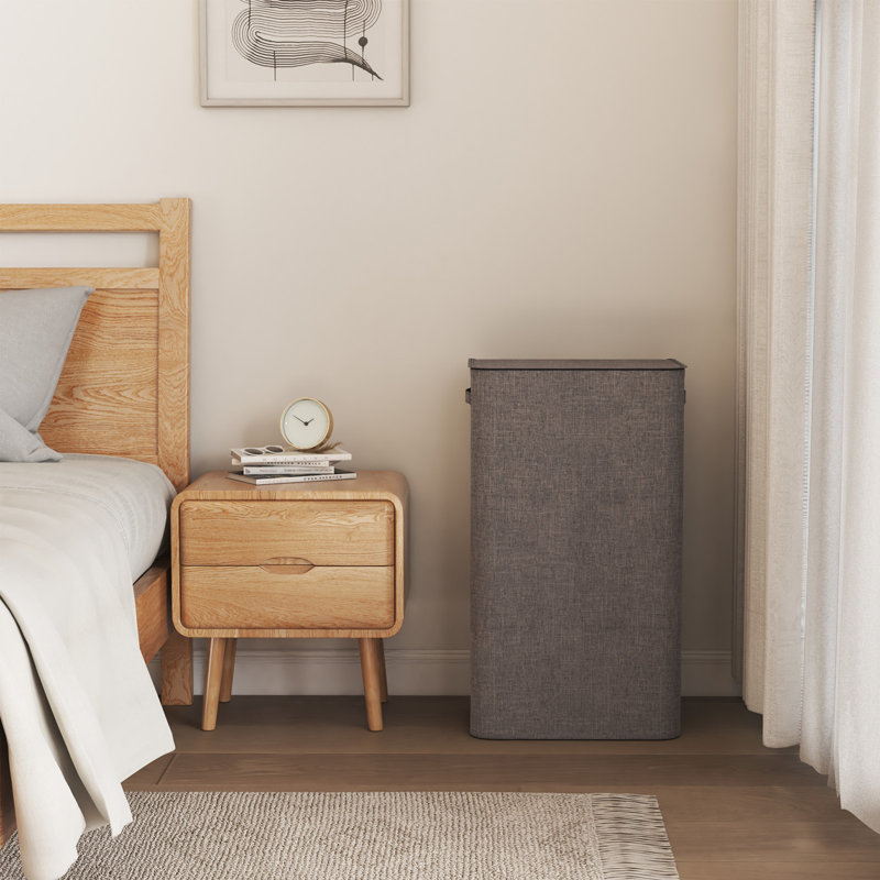 Laundry Hamper And Waste Basket Set