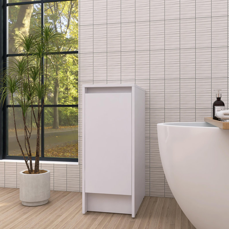 Armoire de rangement latérale autoportante 12 po avec porte et tablette