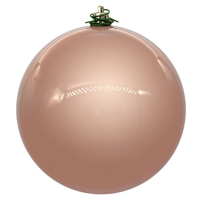 Christmas Ball Ornament (Set of 12), Rose Gold