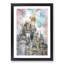 Magic Kingdom in Orlando Florida in Abstract - Framed Print-55759202-55759204
