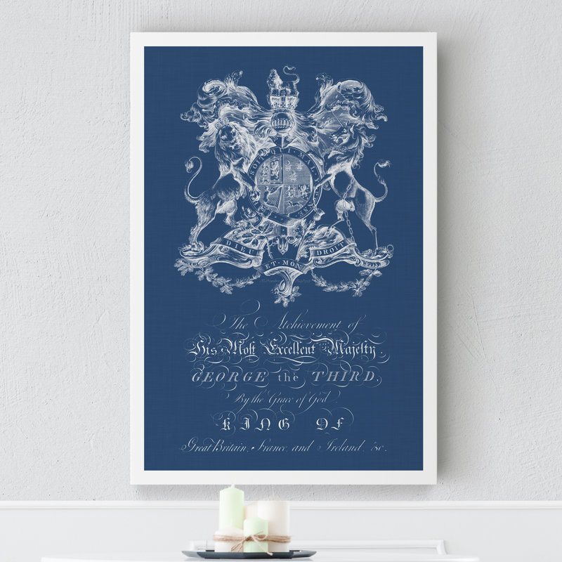 « heraldry on marine i », impression sur toile, H 27 po x l 18 po x P 1 po, Toile tendue