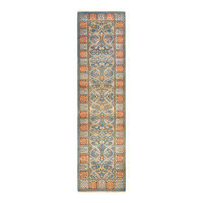 Classic One-of-a-Kind 3' 3" X 12' 10" Hand Knotted Area Rug