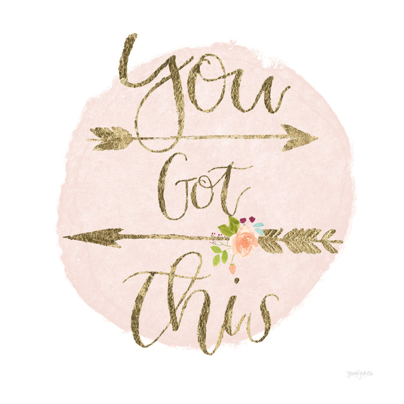 Girl Power II You Got This Bright by Jenaya Jackson - Wrapped Canvas Print, 30cm H x 30cm W x 3.8cm D