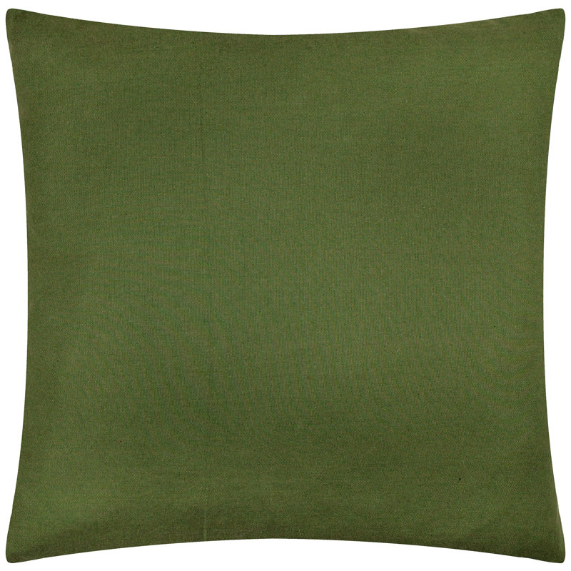 Brooke Abstract Square Throw Pillow Cover, Green