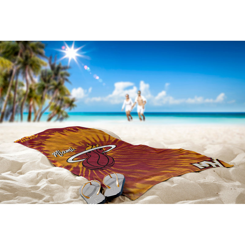 Psychedelic Beach Towel, NBA Heat