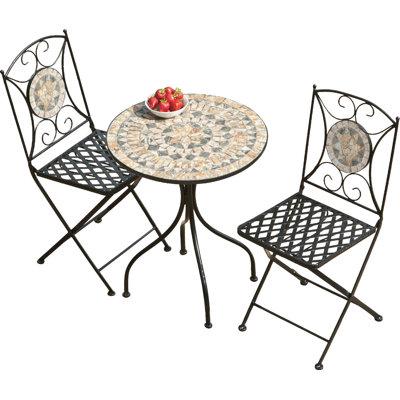 Cadmus 2 - Person Patio Dining Set with Round Table