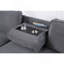 TERRITORY DARK GREY PULL OUT SOFA BED-132210996