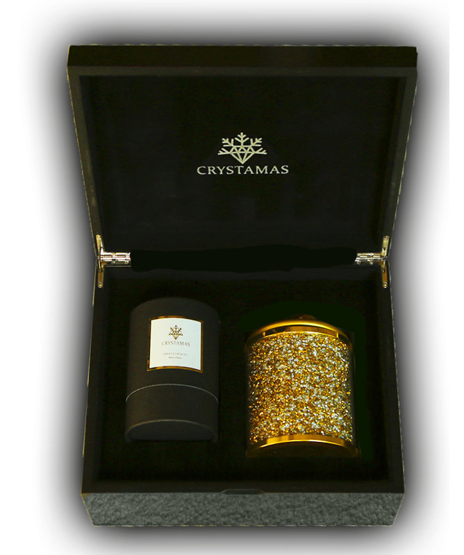 4.5'' H Crystal Tabletop Votive Holder with Candle Included