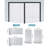 Blinds Pattern Decorative Privacy Window Decal-645706818
