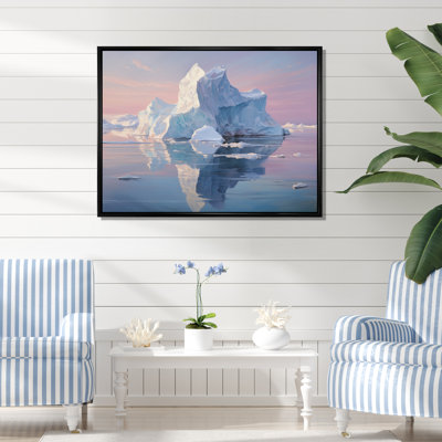 Iceberg blanc et blanc sérénité
