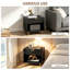 50 cm W Bedside Table-1138376116