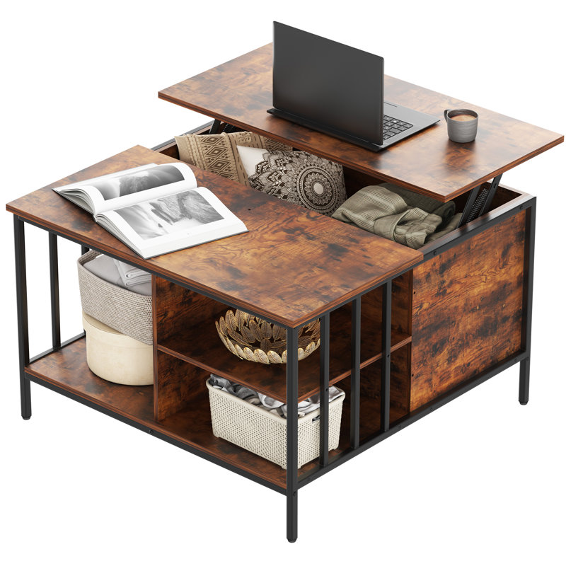 Table basse à plateau relevable Farmhouse