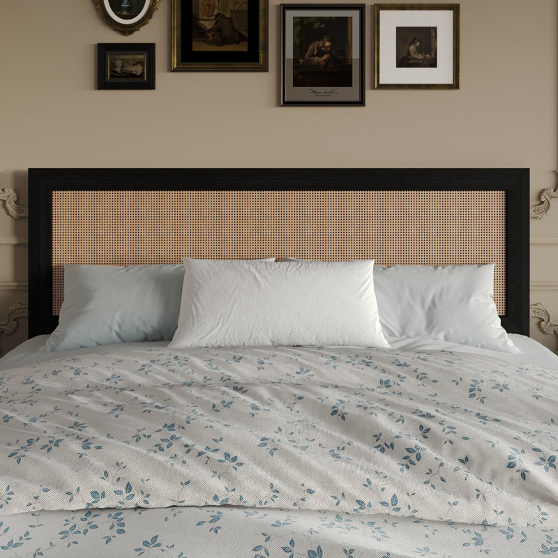 Asfia Headboard, Full/Queen, Black