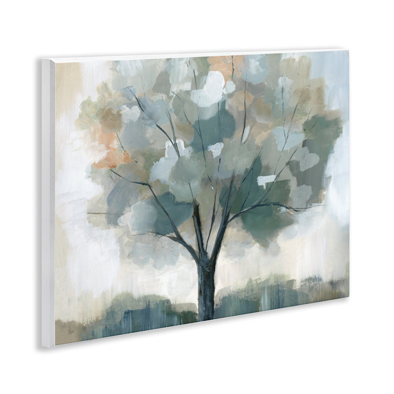 Mottled Tree Impression Wall Plaque Art by Nan
