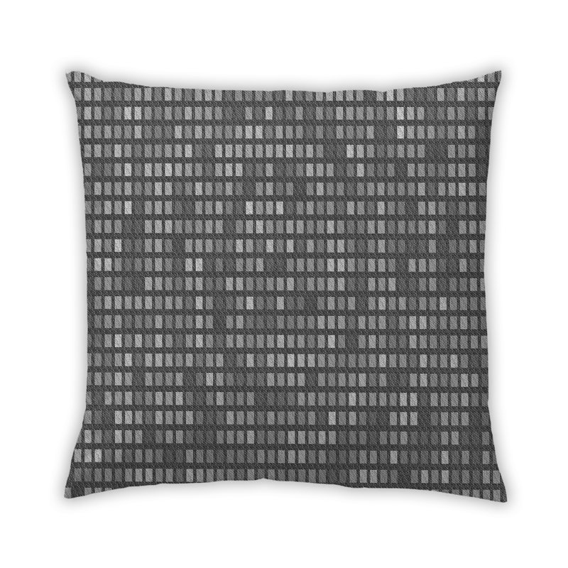 Coussin Chenoa, gris, Microsuède