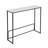 White Quartz Rectangular Console Table