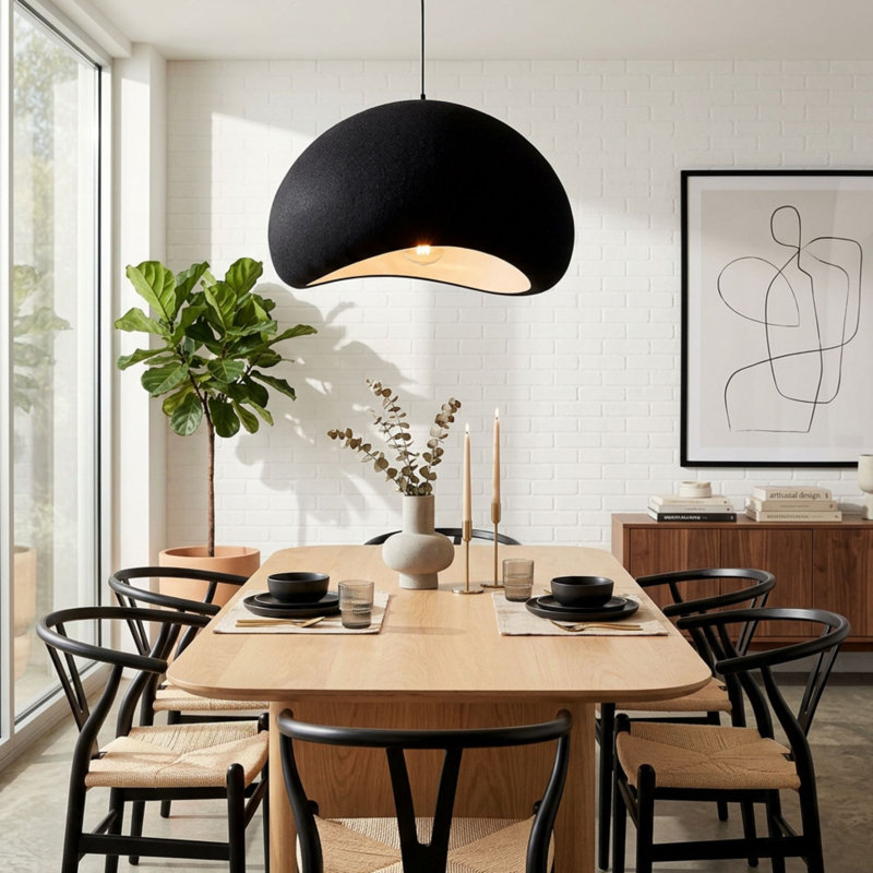 Lampe Ellara, Noir