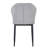 Steves Upholstered Dining Chair with Metal Iron Frame – Modern Curved Back Side Chair in Single or Set of 2-310722215-268773922