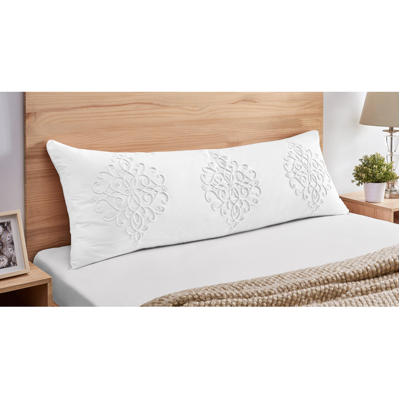 Taie d'oreiller 100% coton Bohemian, Blanc