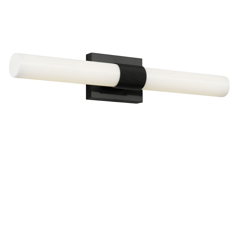 Meuble-lavabo à DEL, H 4,5 po x l 24 po x P 3,9 po, Nuit noire