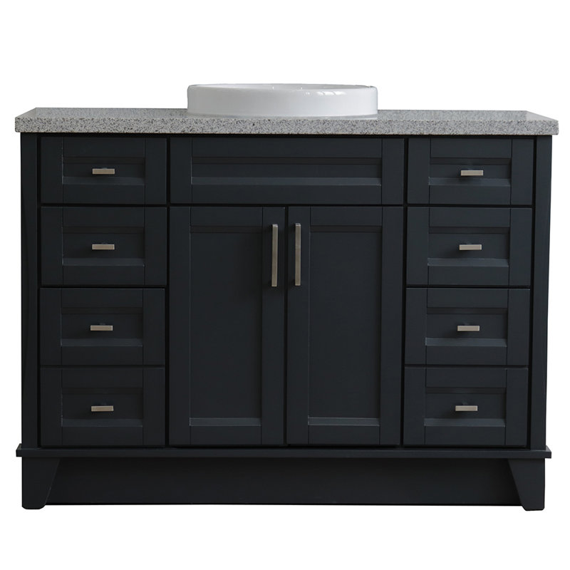 Ensemble de meuble-lavabo simple 49 po Brophy, Gris