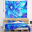Tapisserie florale florale bleue-28496328