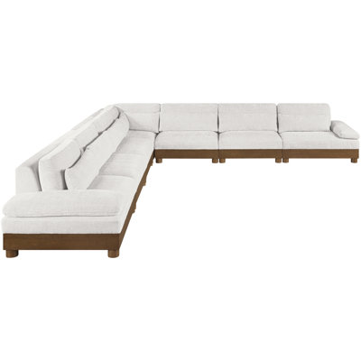 Turin 167.75" Chenille Fabric Upholstered 7Pc. Modular Sectional