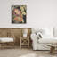 Fleur rouge sur cadre flottant noir, design par Lanie Loreth-458907261-458907260