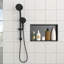Niche de douche en acier inoxydable 21 po x 13 po, noir bronze-2070537450-2070537430
