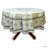 Wipeable Stain Resistant Acrylic Coated Cotton Provencal Lavender Floral Round Tablecloth Collection-53608374-53608376