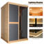 Double Sauna en forme de V à infrarouge lointain
