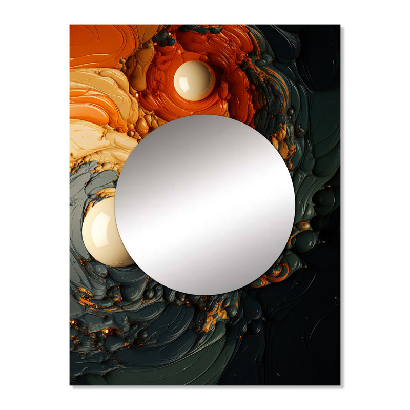 Abstraction liquide noire III - décoration murale abstraite à encre liquide MTMIR137549, 32 po x 24 po