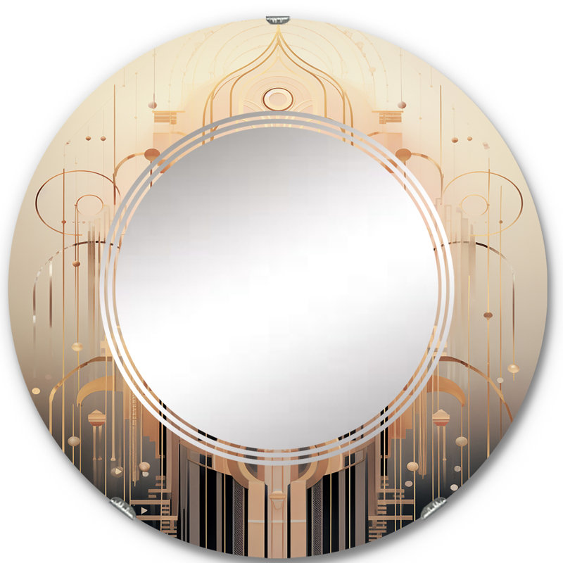 Miroir mural Wilmeth, 24 po x 24 po