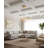 Modern 4 Light LED Gold Chandelier
