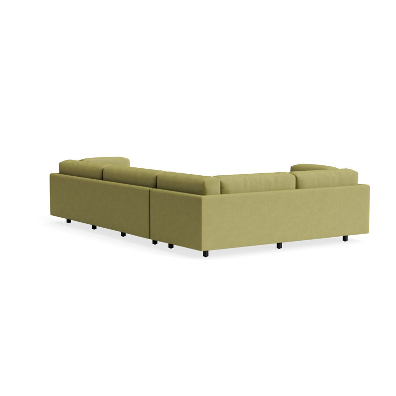 MTO - Canapé modulaire Sunday L, Droite, Velours Loden