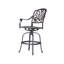 Tabouret de bar 30,5 po avec coussin Angelin-888729989