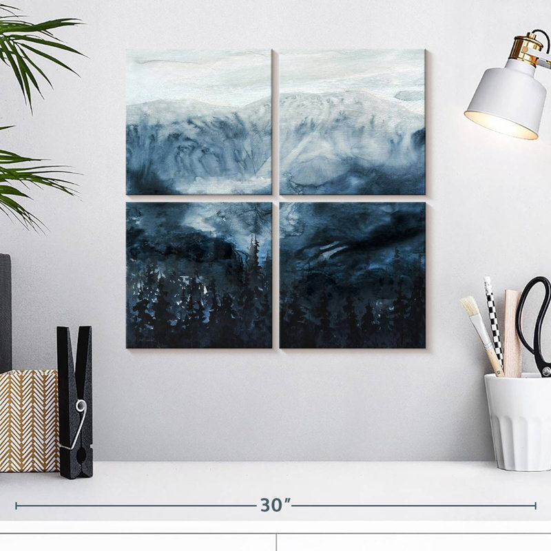 Mountain Shadows, 18" H x 18" W