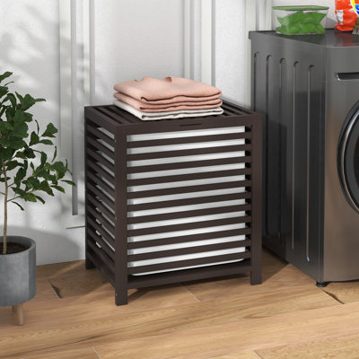 Panier à linge en bambou avec couvercle