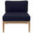Modway Clearwater Outdoor Patio Teak Wood 6-Piece Sectional Sofa-1772979673