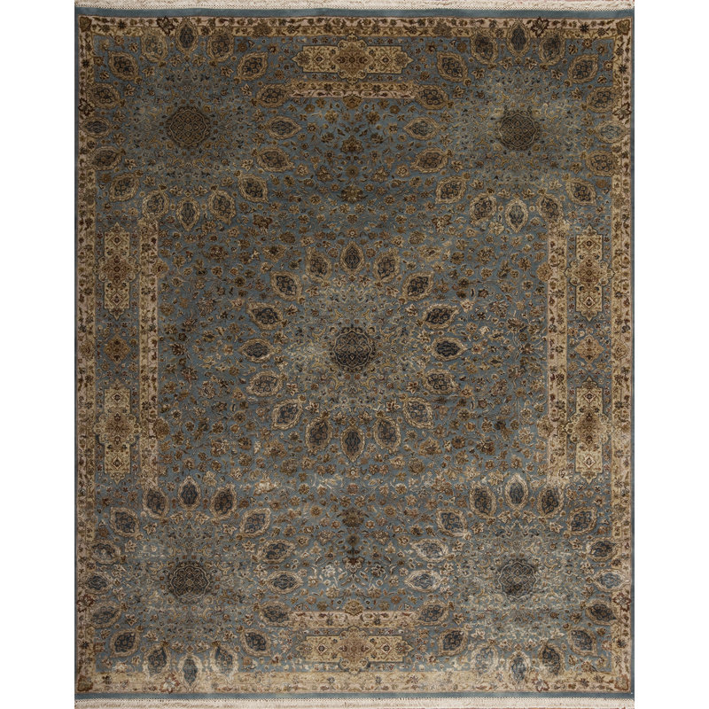 Extravagance Hand Knotted Oriental Area Rug, Rectangle 9' x 12'
