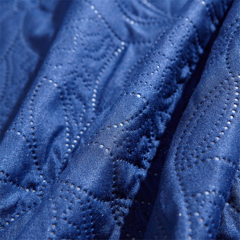 Ensemble de courtepointe en microfibre QSM0221130 3 pièces, Courtepointe très grand + 2 très grandes taies d, Marine