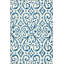 Tapis lavable à motifs tissés modernes Modern Blue-810719434