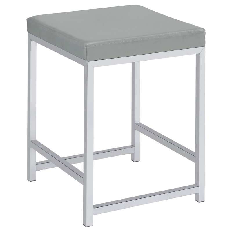 Upholstered Square Vanity Stool